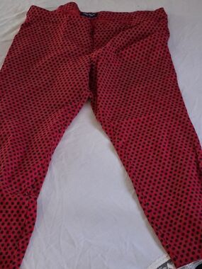 Old Navy Womens Red & Navy Pixie Pants Sz 20